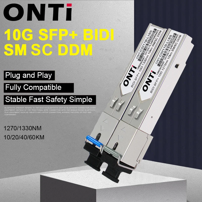 وحدة الألياف البصرية ONTi 10G BIDI SM