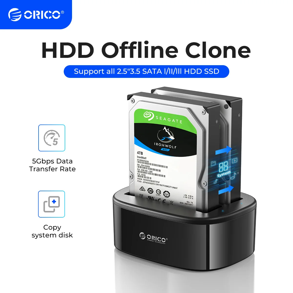 ORICO Dual Bay HDD Docking Station