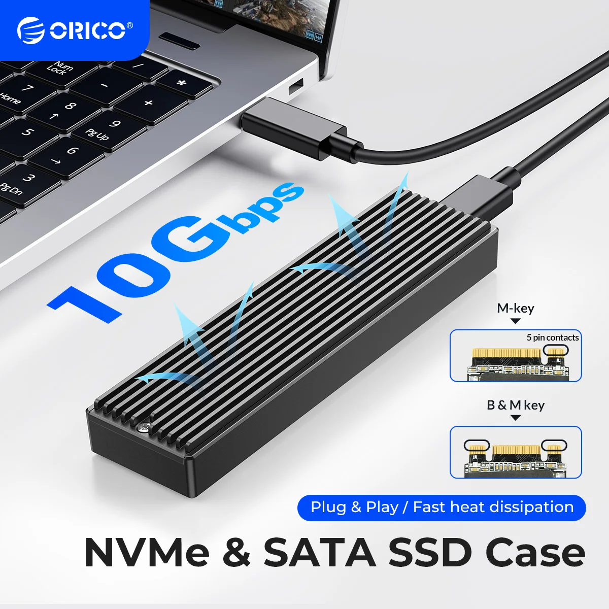 حافظة ORICO M2 SSD NVMe USB