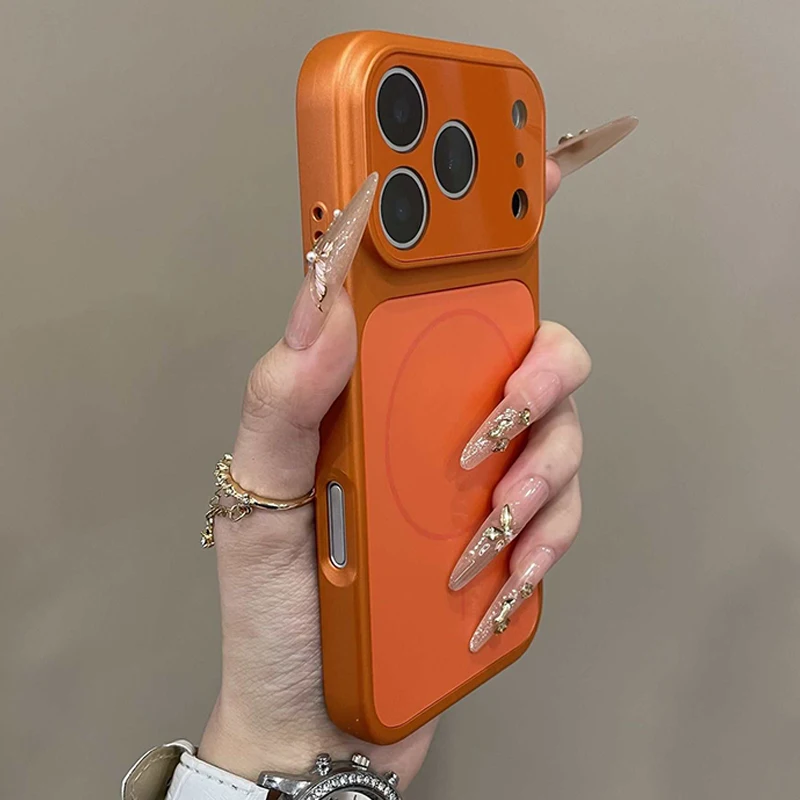 Matte Lens Protect Phone Case for iPhone