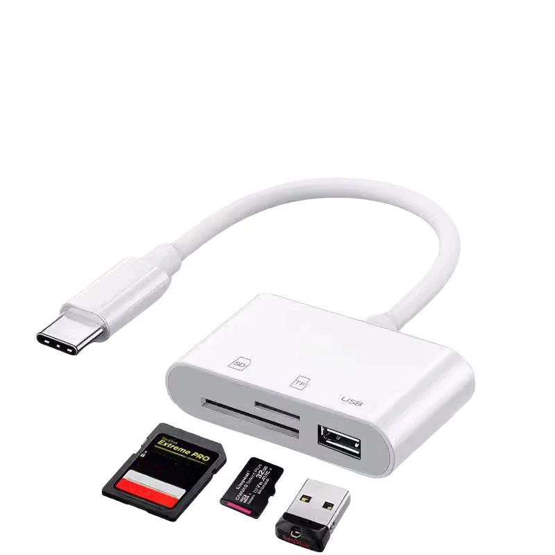 محول OTG USB C 6 في 1 متعدد الوظائف