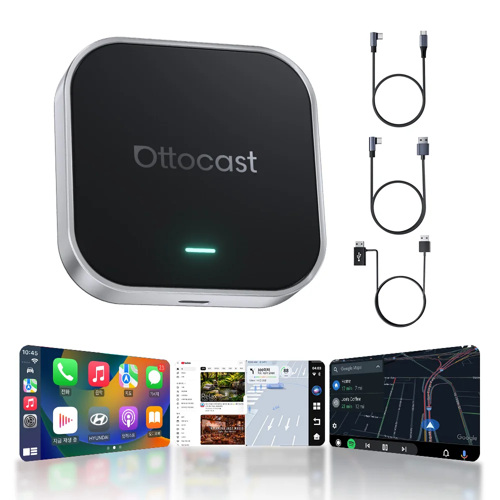 Ottocast E2 CarPlay اللاسلكي وAndroid Auto