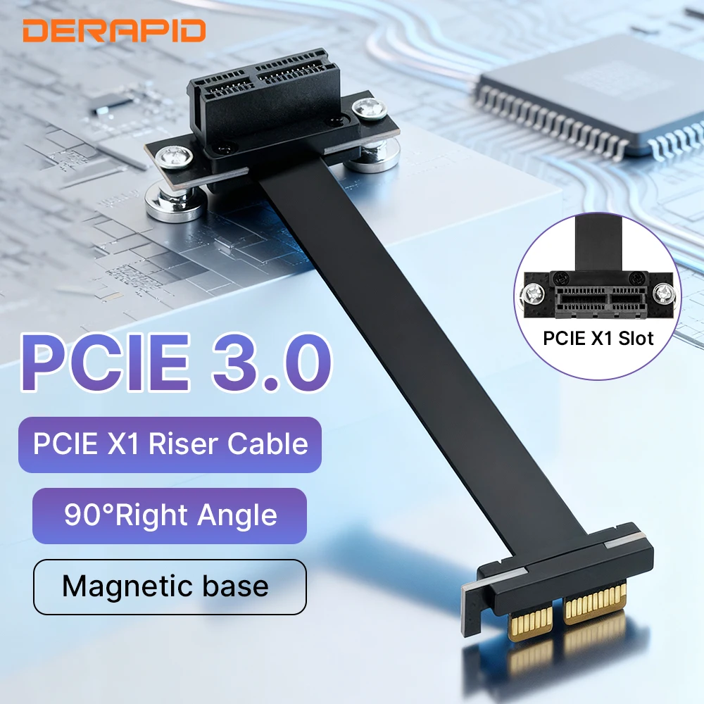 كابل الناهض PCIe X1 90 درجة