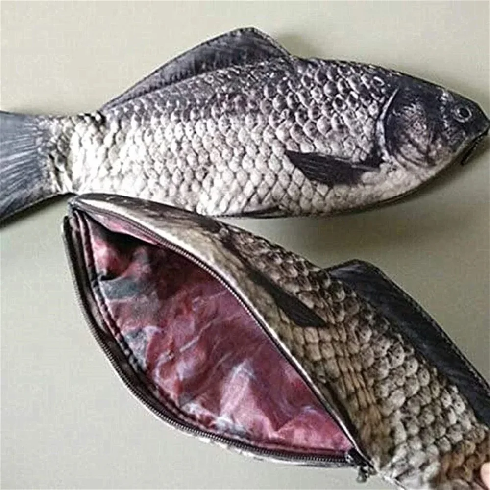 Novelty Fish-Shaped Pencil Case