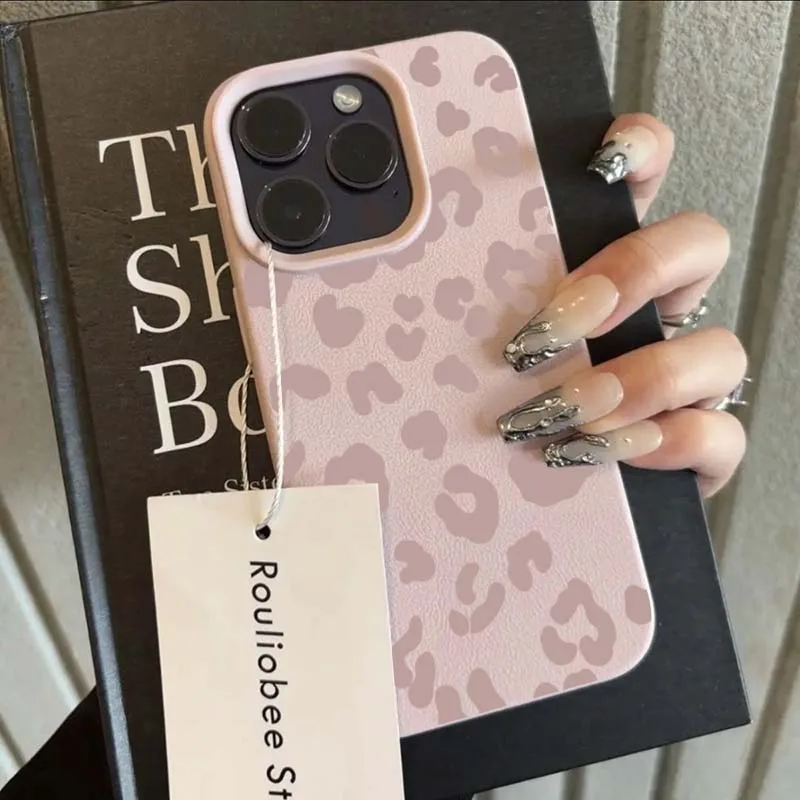 Minimalist Leopard Print iPhone Case