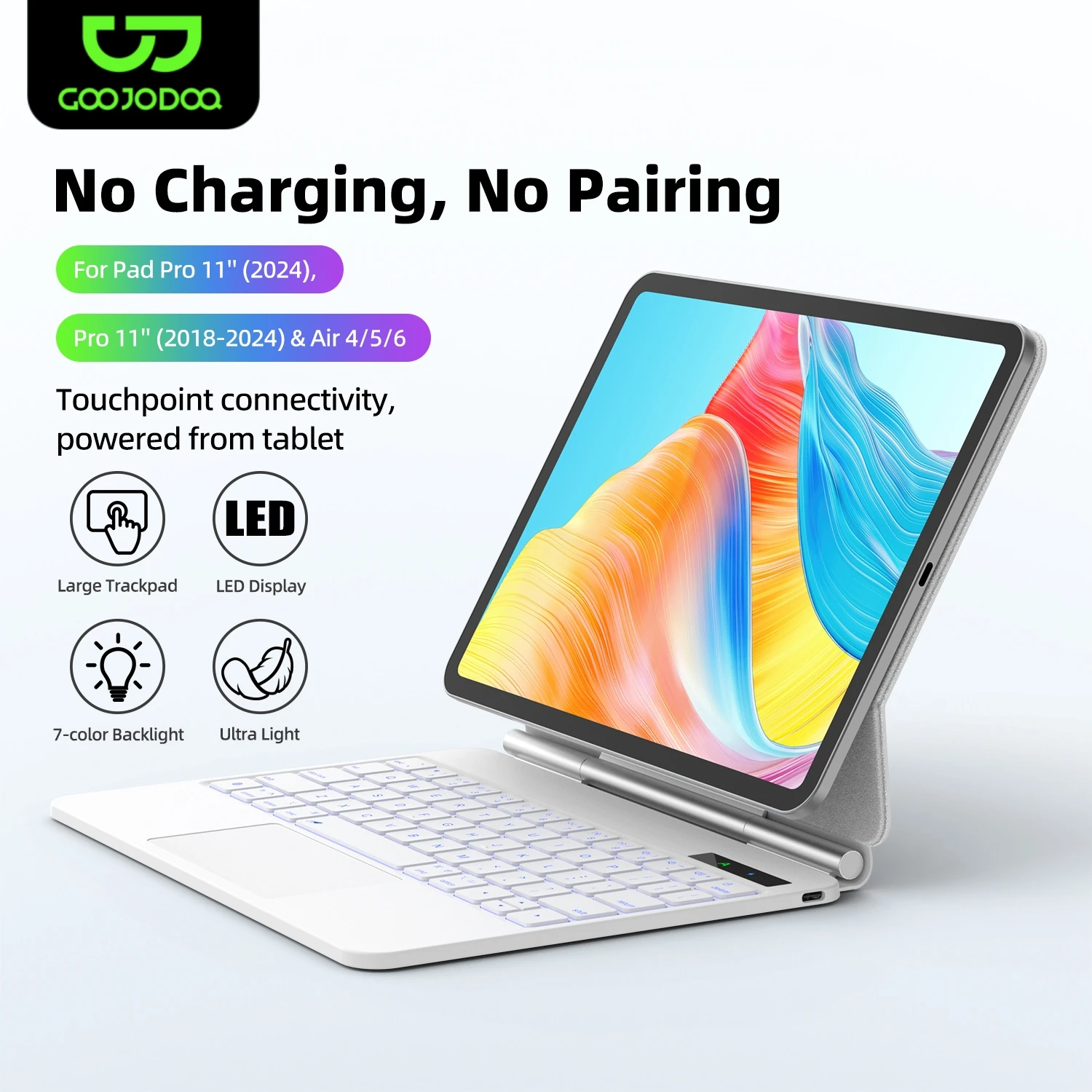 حافظة لوحة المفاتيح الذكية لجهاز iPad Air