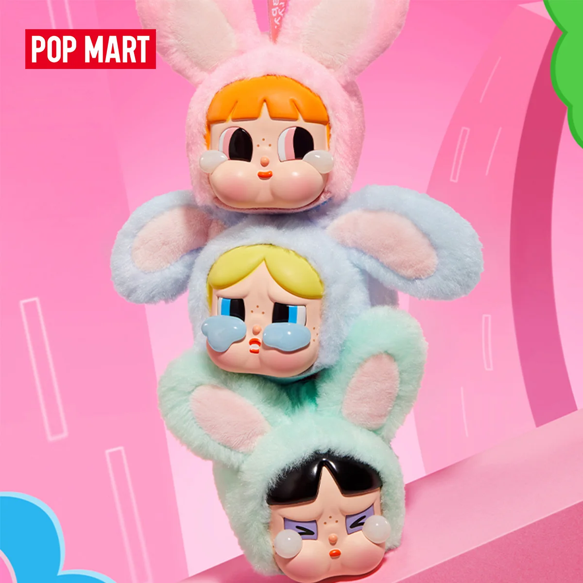 سلسلة POP MART CRYBABY من Powerpuff Girls