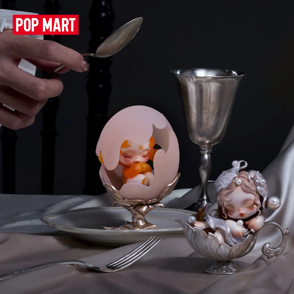 تمثال POP MART SKULLPANDA الصندوق الأعمى