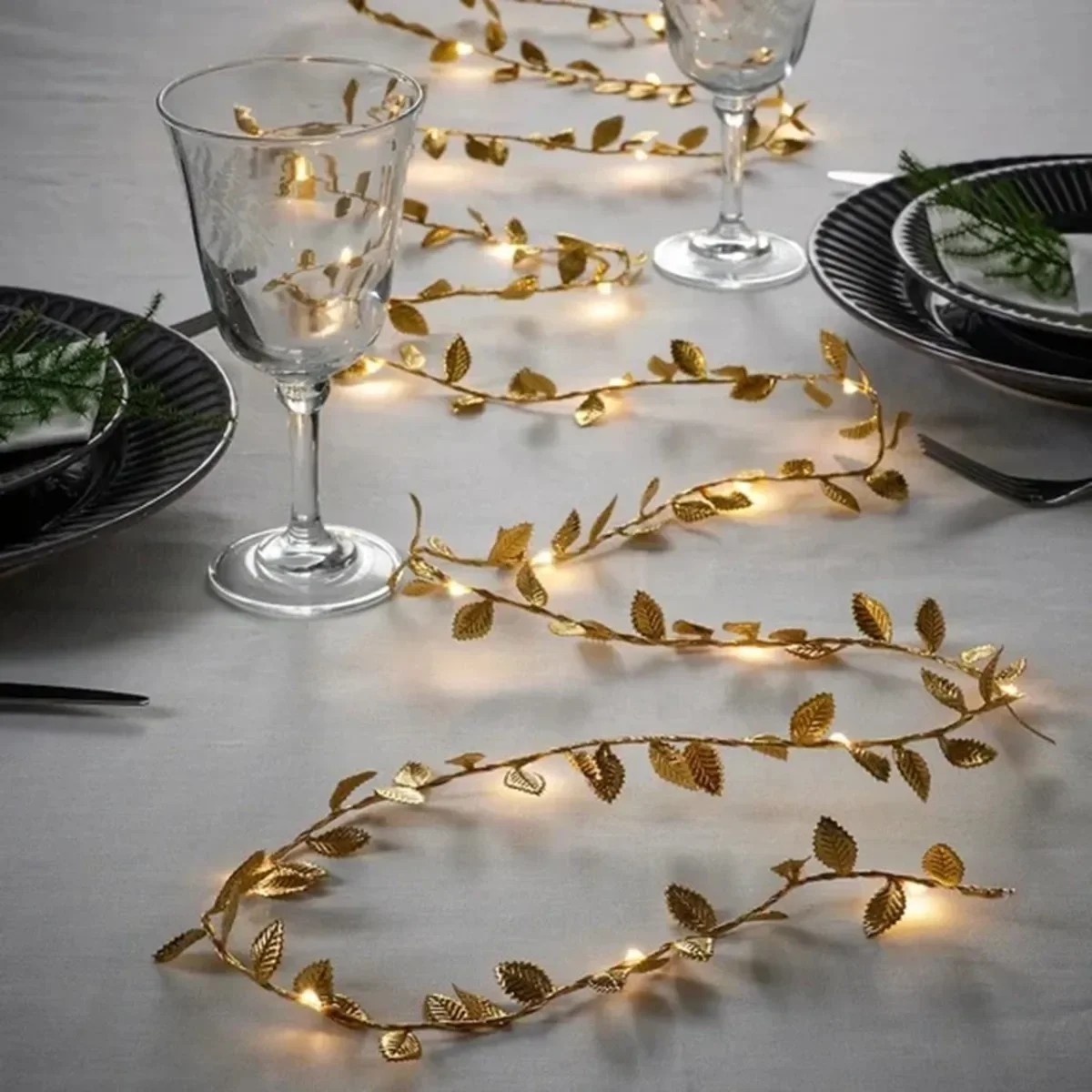 أضواء زينة LED نحاسية للجنية