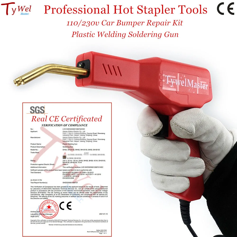Professional Hot Stapler Bumper Repair Kit