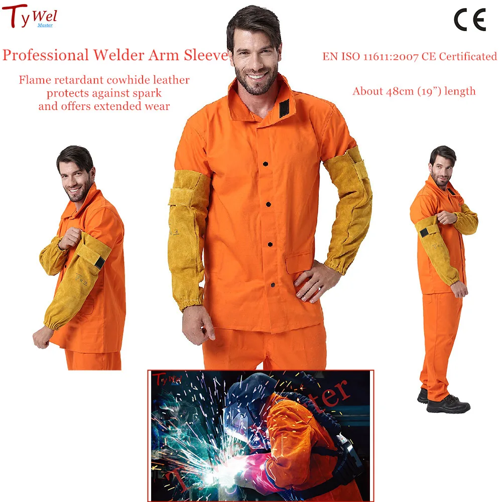 Professional Cowhide Leather Welding Sleeves