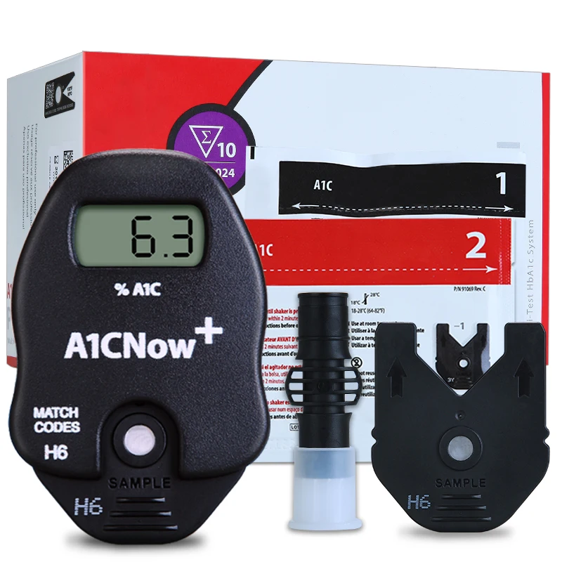طقم اختبار منزلي للسكري HbA1c Now Plus