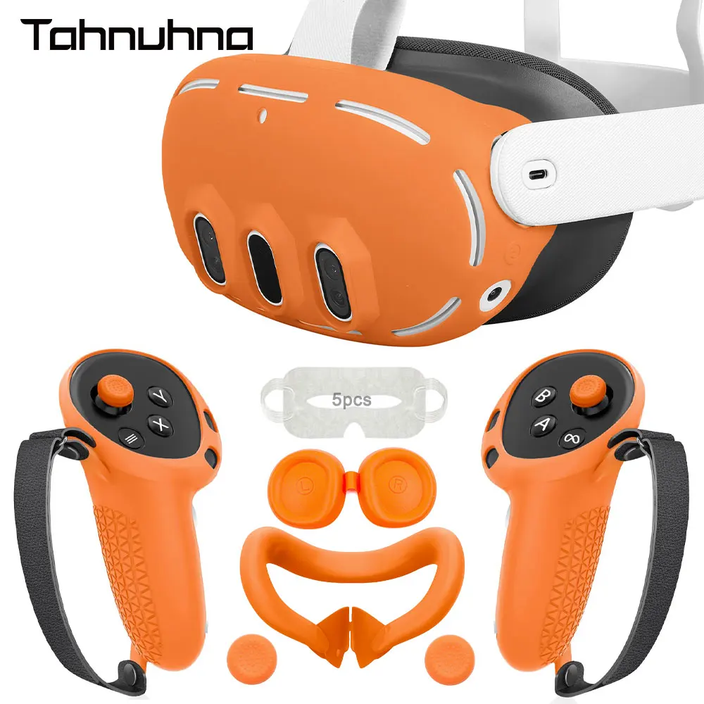 غطاء سيليكون لملحقات Quest 3 VR