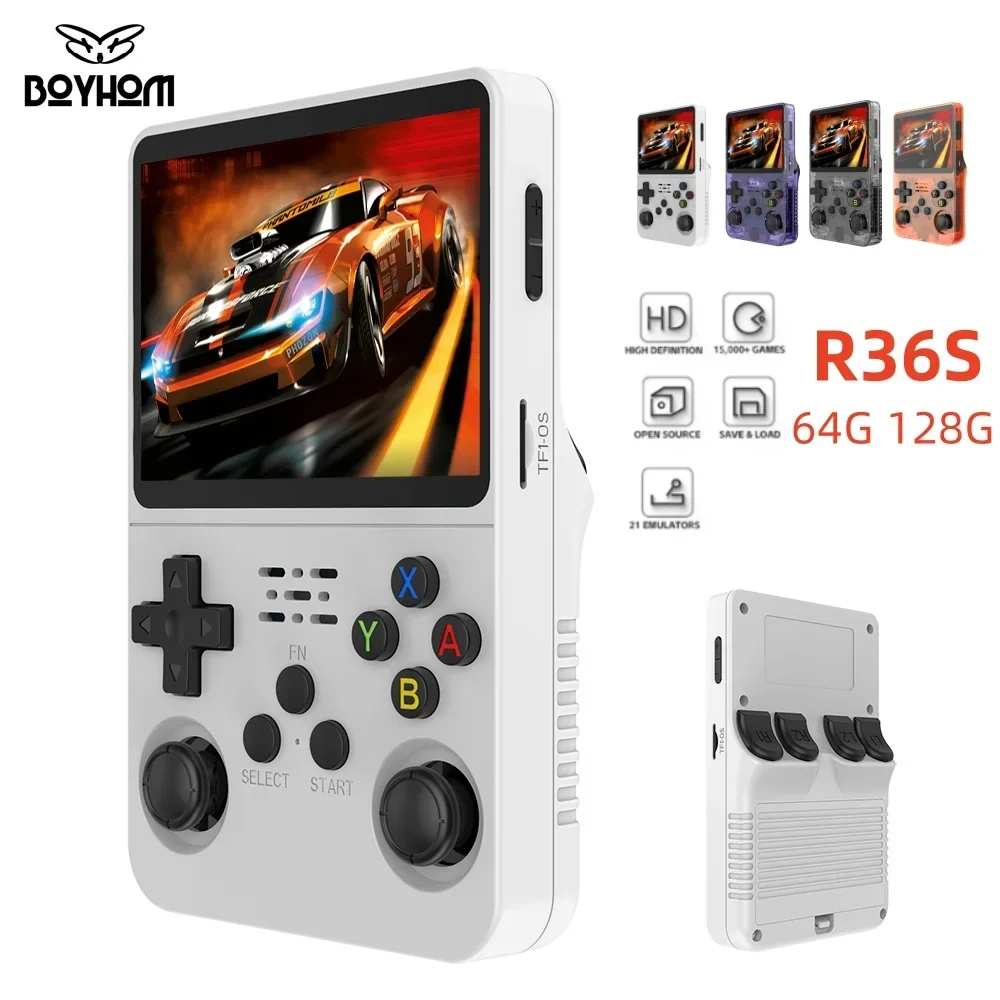 وحدة تحكم ألعاب فيديو محمولة ريترو R36S