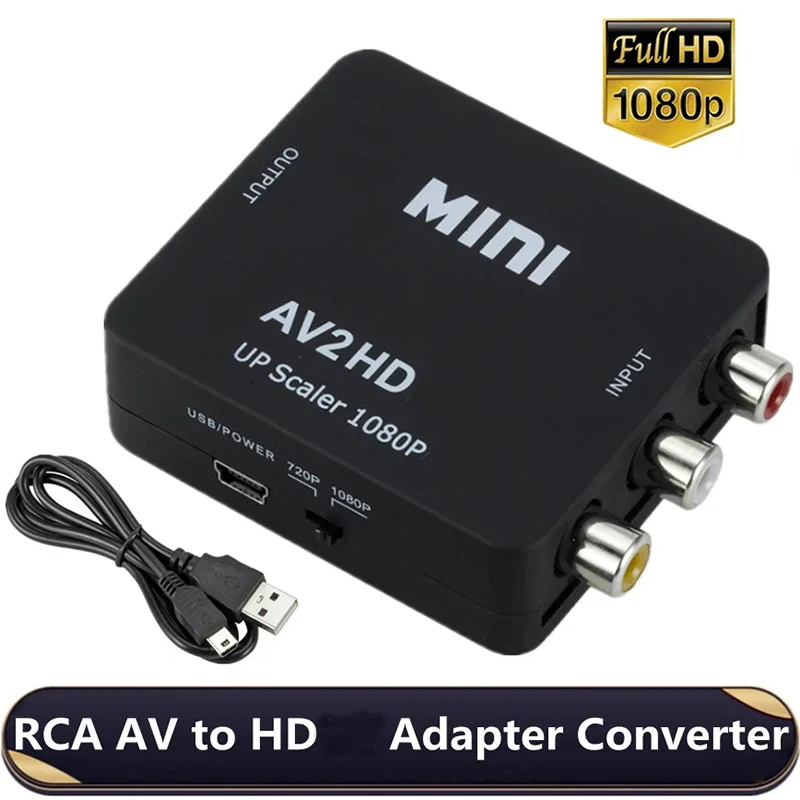 محول RCA AV إلى HDMI بجودة عالية