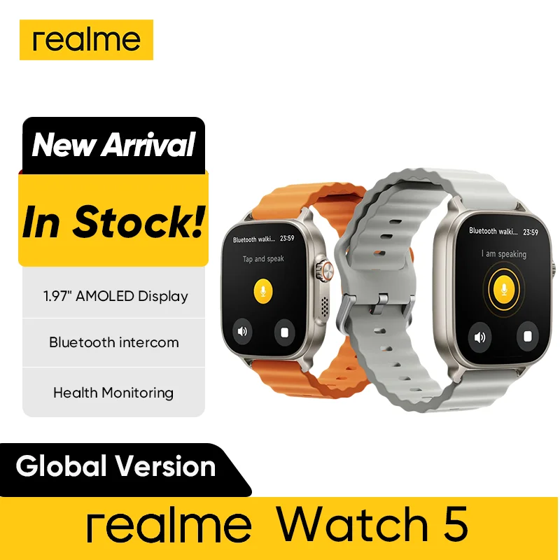 ساعة Realme 5 الذكية إصدار عالمي