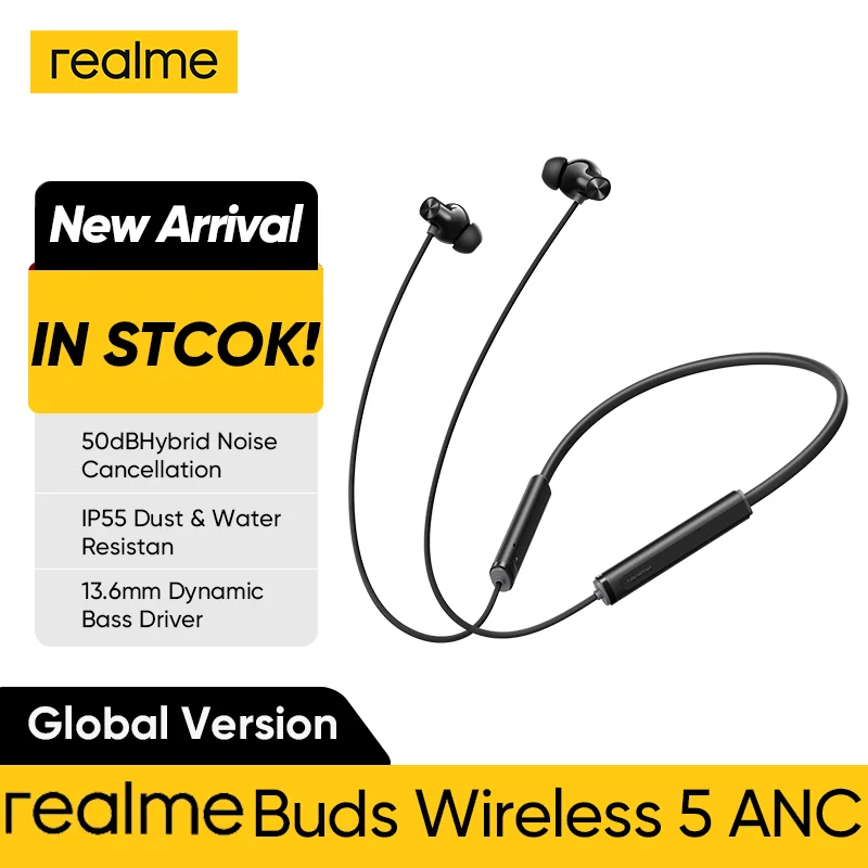 سماعات Realme Buds اللاسلكية 5 ANC