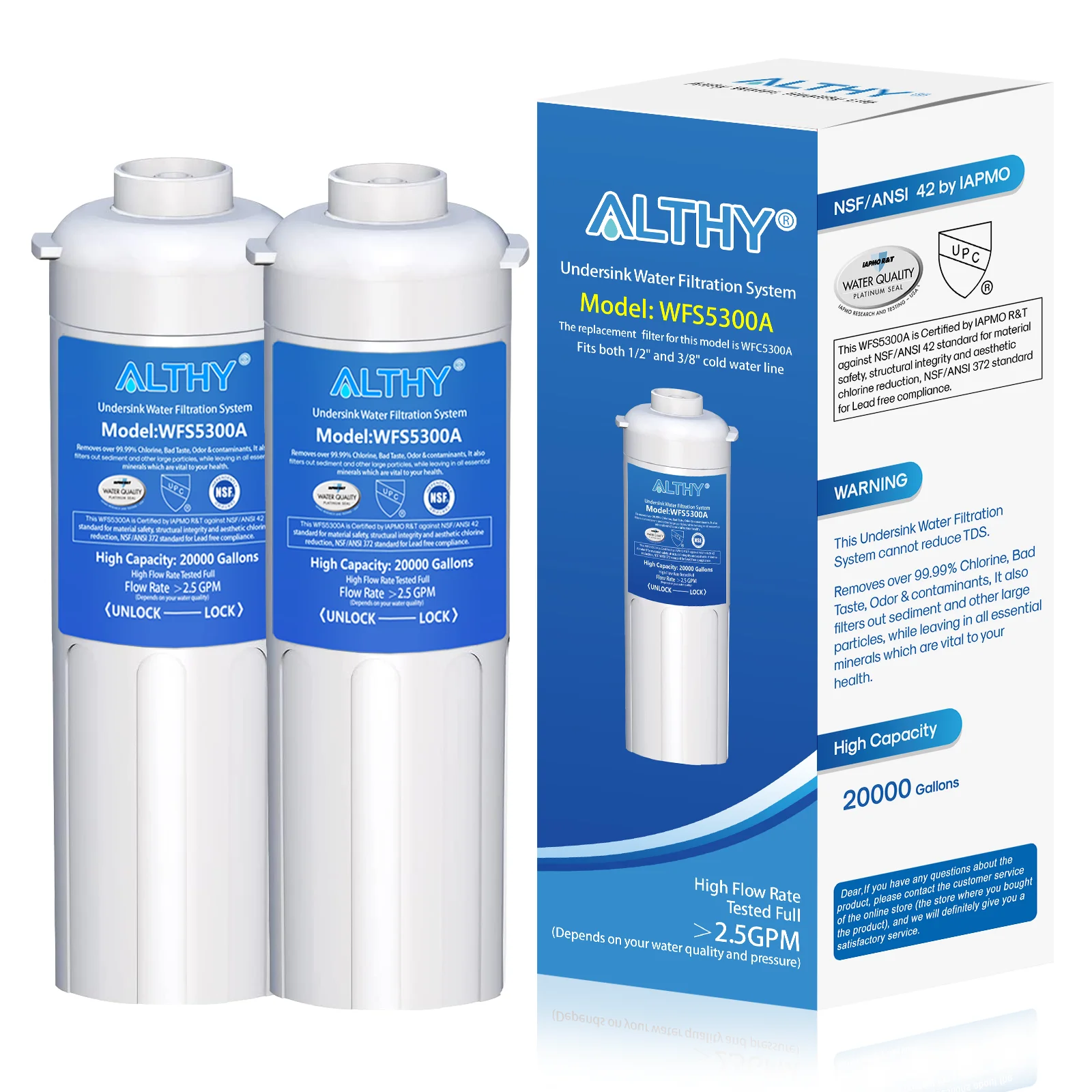 فلتر ماء بديل لنظام ALTHY WFS5300A