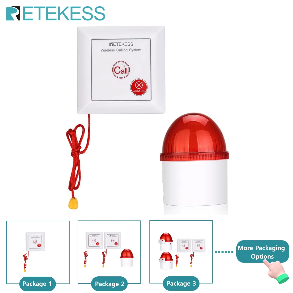 Retekess TH103 Caregiver Alarm System