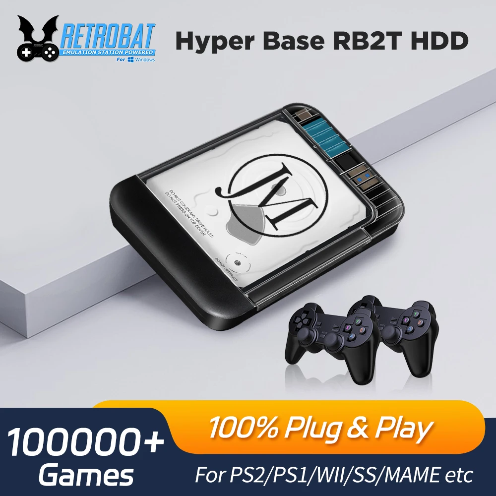 لعبة Retrobat 2T مع 100000 لعبة متنوعة
