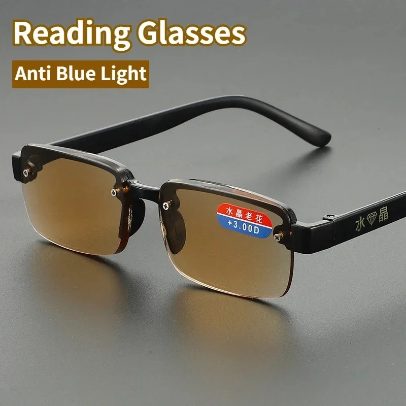 Retro Half Frame Reading Glasses for All