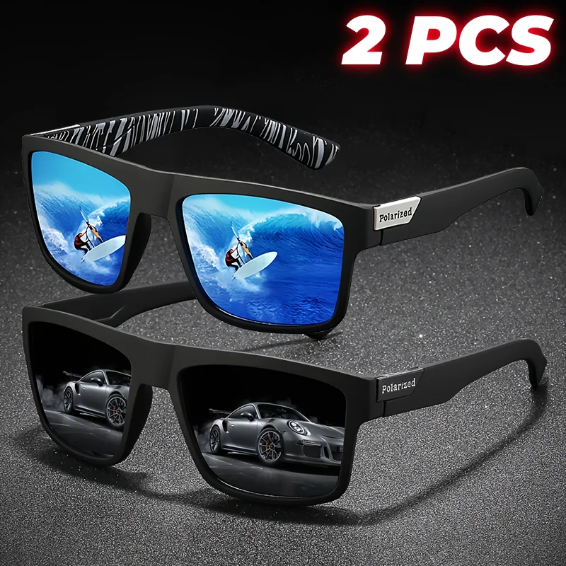 Retro Square Sports Sunglasses UV400 Protection