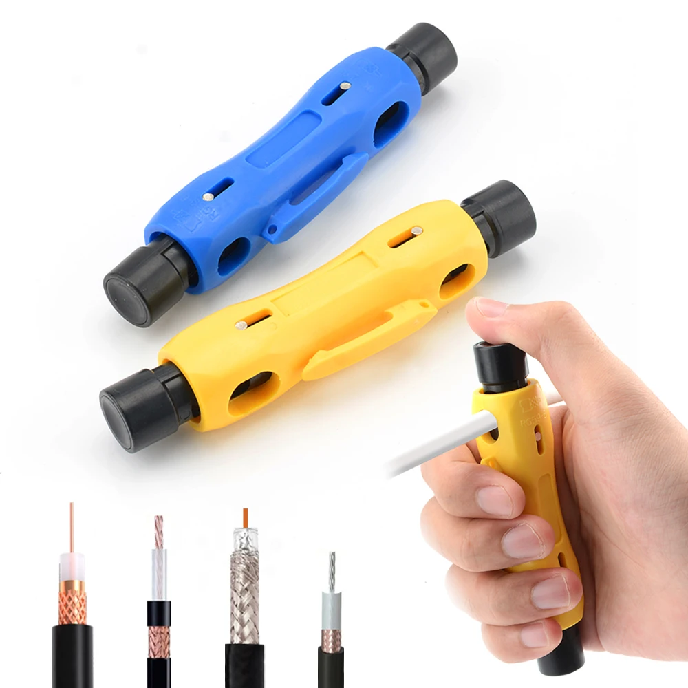 أداة تجريد الكابلات المحمولة RG6 RG7