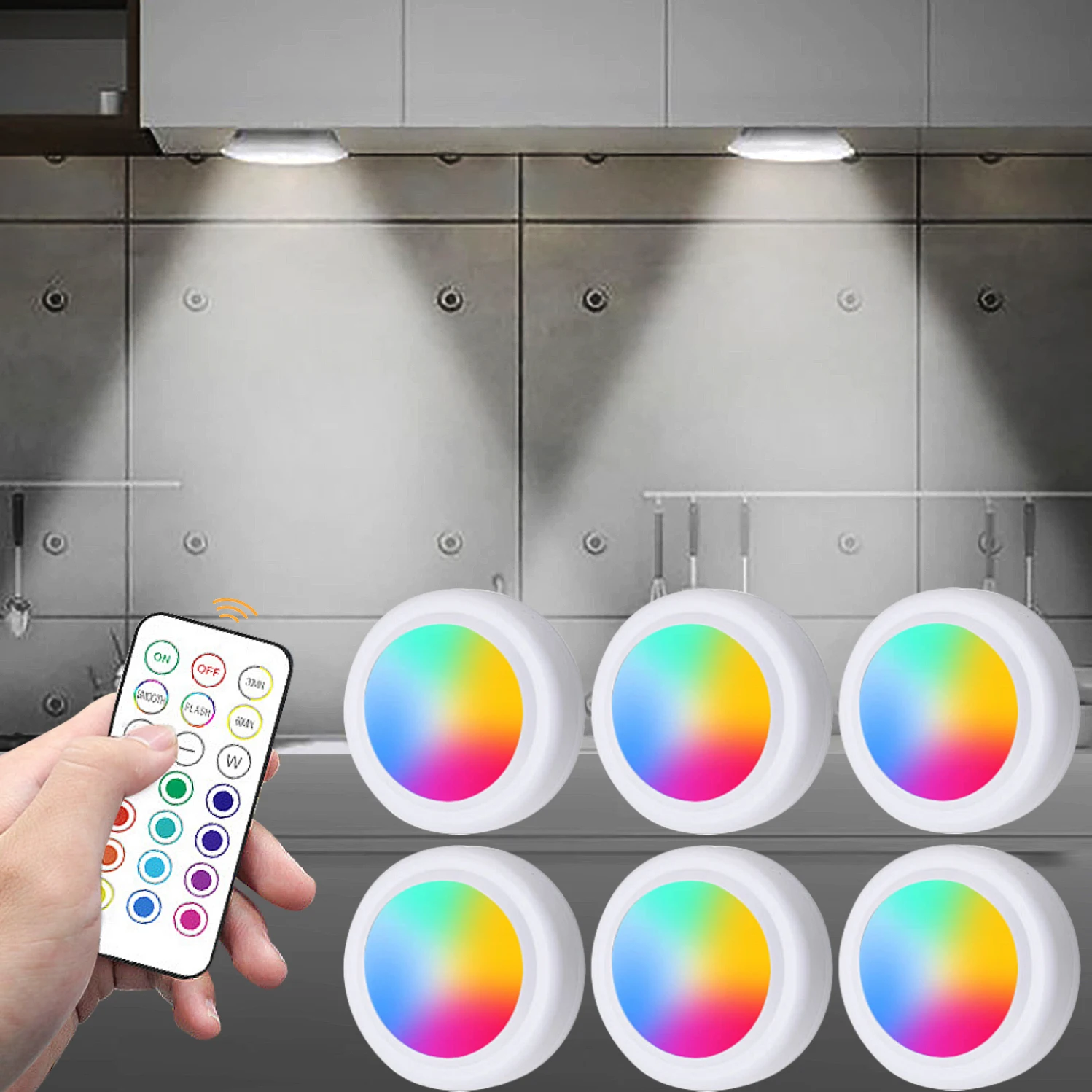 أضواء LED RGB لاسلكية للتحكم عن بعد