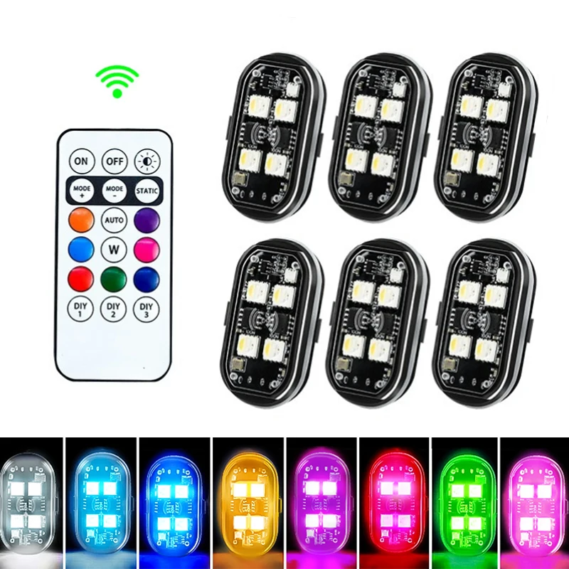 ضوء LED لاسلكي للطائرات والدراجات النارية