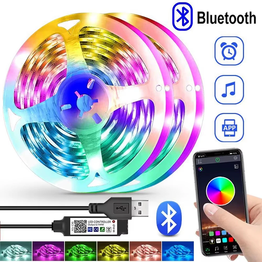Smart RGB LED Strip Lights with APP Control