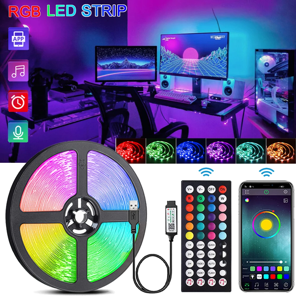 أضواء LED متعددة الألوان للموسيقى