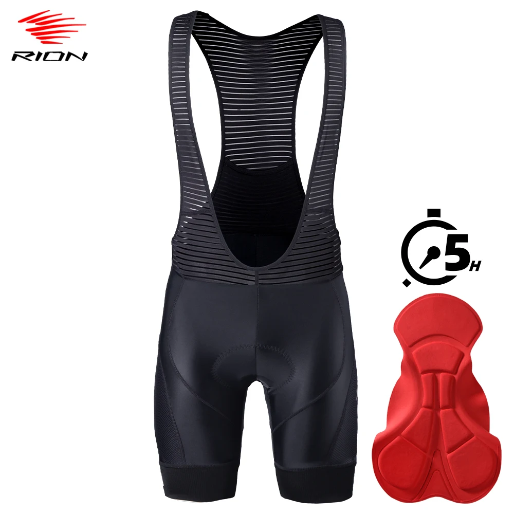 RION Men’s Cycling Bib Shorts with Breathable Padding