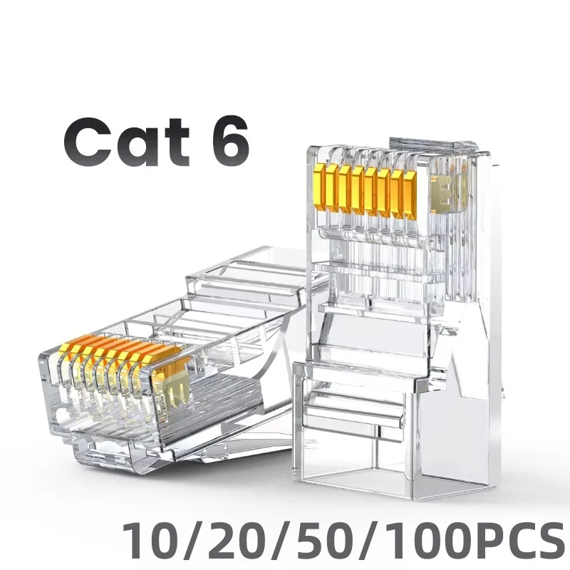 موصل كابل إيثرنت Cat6 RJ45