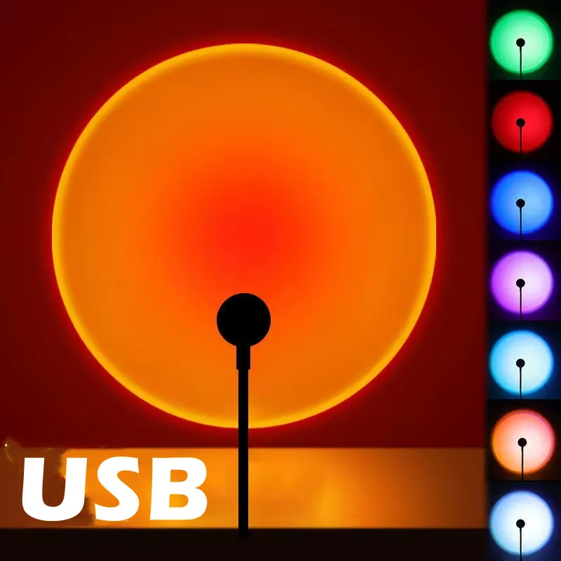 مصباح LED محمول لغروب الشمس