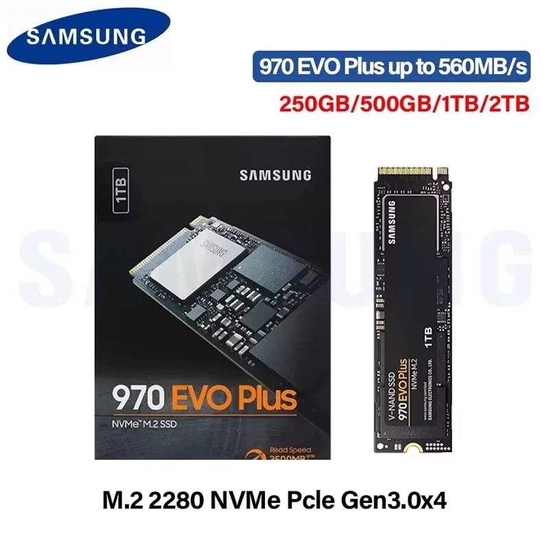 محرك أقراص Samsung 970 EVO Plus SSD