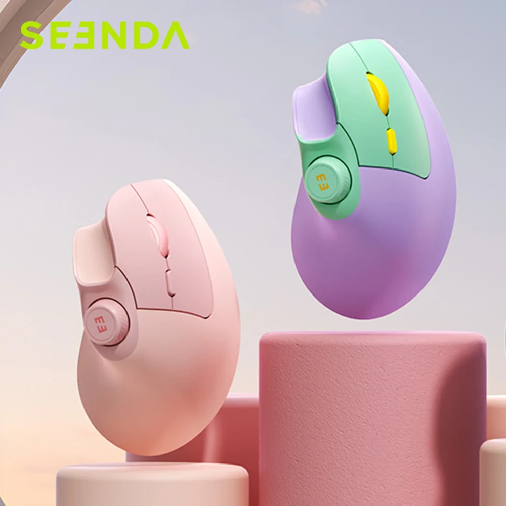 ماوس Seenda بلوتوث عمودي مريح