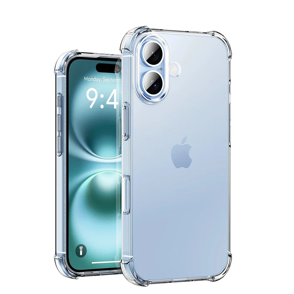 Ultra Thin Shockproof Silicone Case for iPhone 16