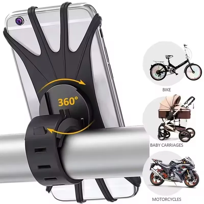 Universal Silicone Bike Phone Holder Stand