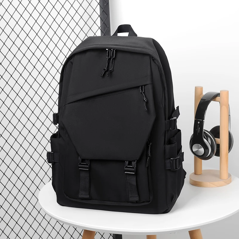 Versatile Solid Color Travel Backpack
