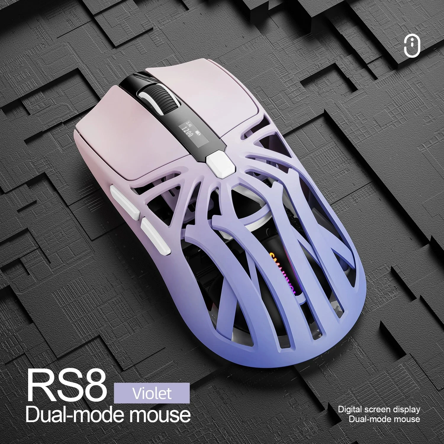 ماوس ألعاب لاسلكي مريح SmailWolf RS8