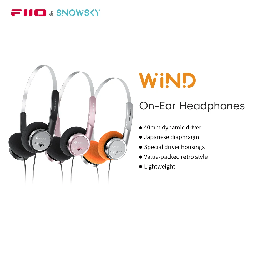 سماعات أذن Snowsky/FiiO Wind للألعاب