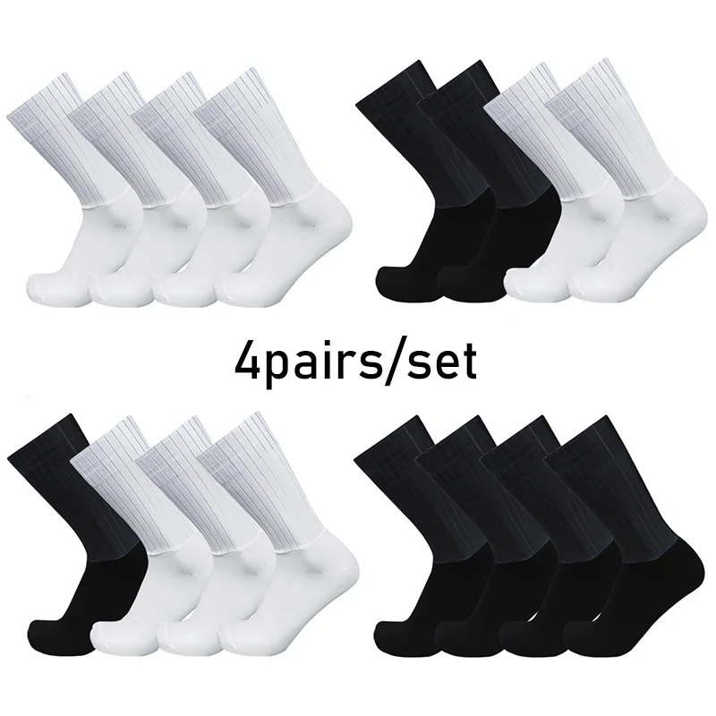 Aero Pure Color Cycling Socks – 4 Pairs