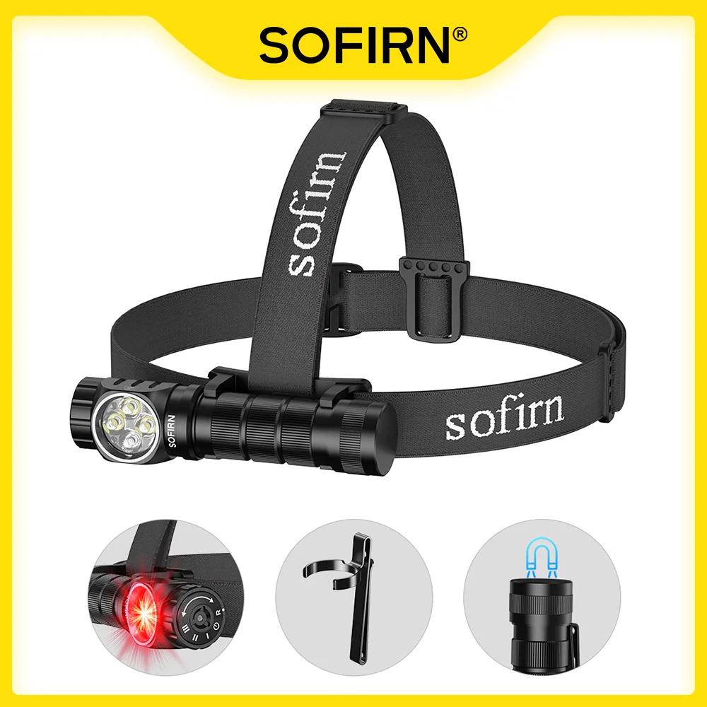 SOFIRN HS43 كشاف LED قوي وقابل للشحن