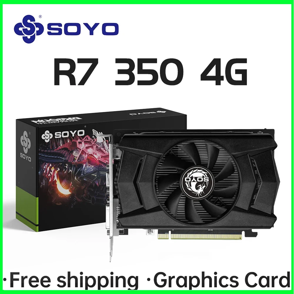 بطاقة رسومات SOYO R7 350 4G