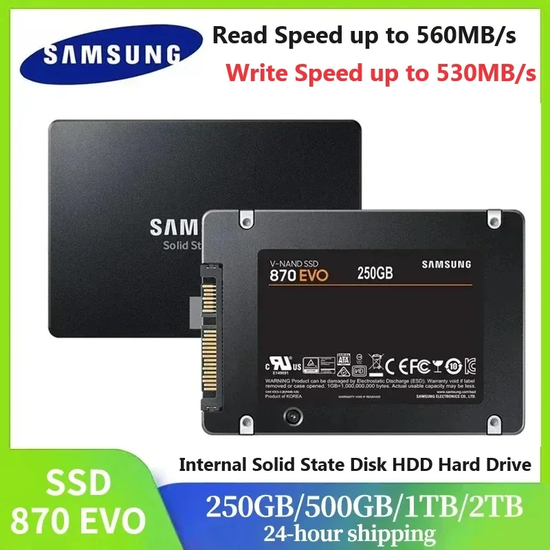 قرص سامسونج SSD 870 EVO بحجم 1 تيرابايت