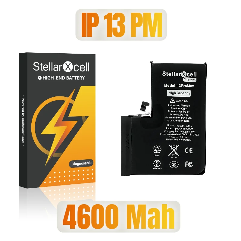حل تشخيص بطارية StellarXcell لجهاز iPhone