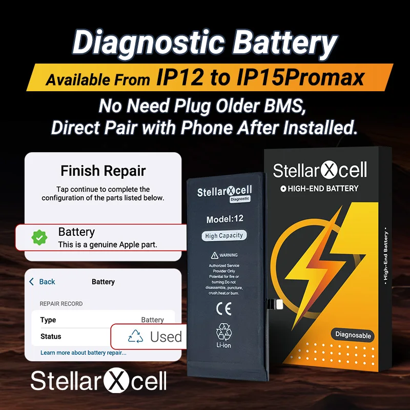بطارية StellarXcell لهواتف آيفون