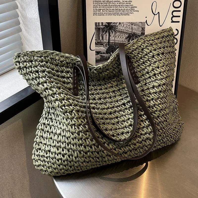 Elegant Large Capacity Summer Shoulder Bag