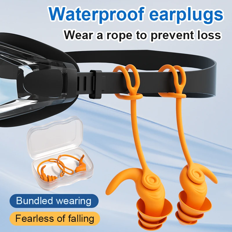 Silicone Waterproof Swim Ear Plugs