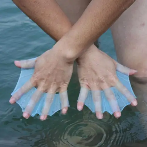 Frog Type Silicone Swimming Finger Gloves